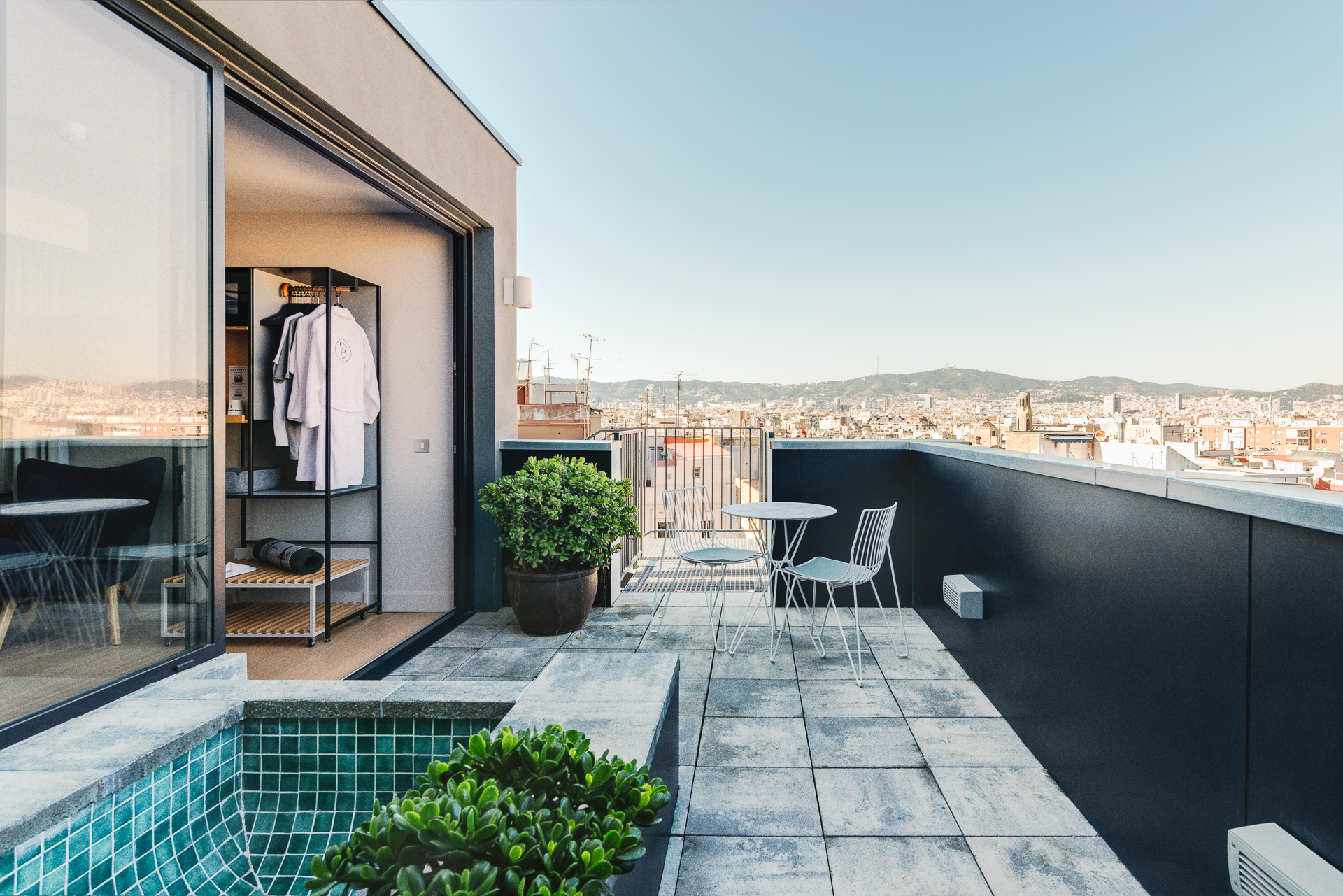 Hotel Brummell penthouse terrace