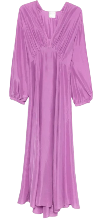 Purple maxi dress