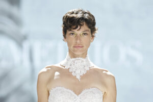 Demetrios bridal runway show Barcelona Fashion Week 2026